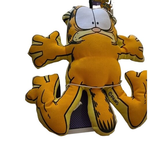 Garfield Cat Plush Pillow Squeeky Pet Toy 13" New NWT Vintage - Picture 2 of 3